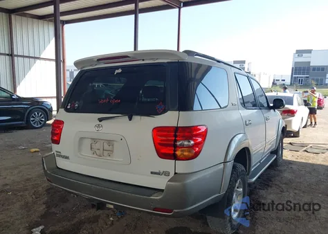 2003 Toyota Sequoia Sr5 V8 z USA, uszkodzony, nr VIN 5TDZT34A93S154534